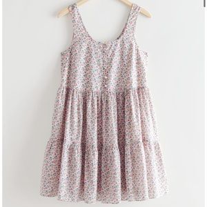 NWT & Other Stories Printed Tiered Mini Dress